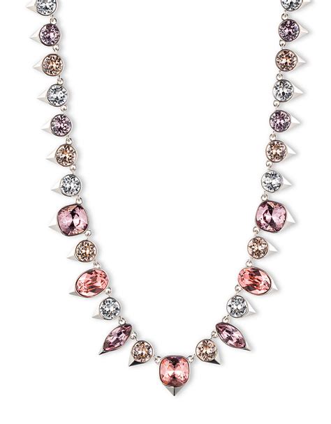 givenchy swarovski necklace|Givenchy crystal stone collar necklace.